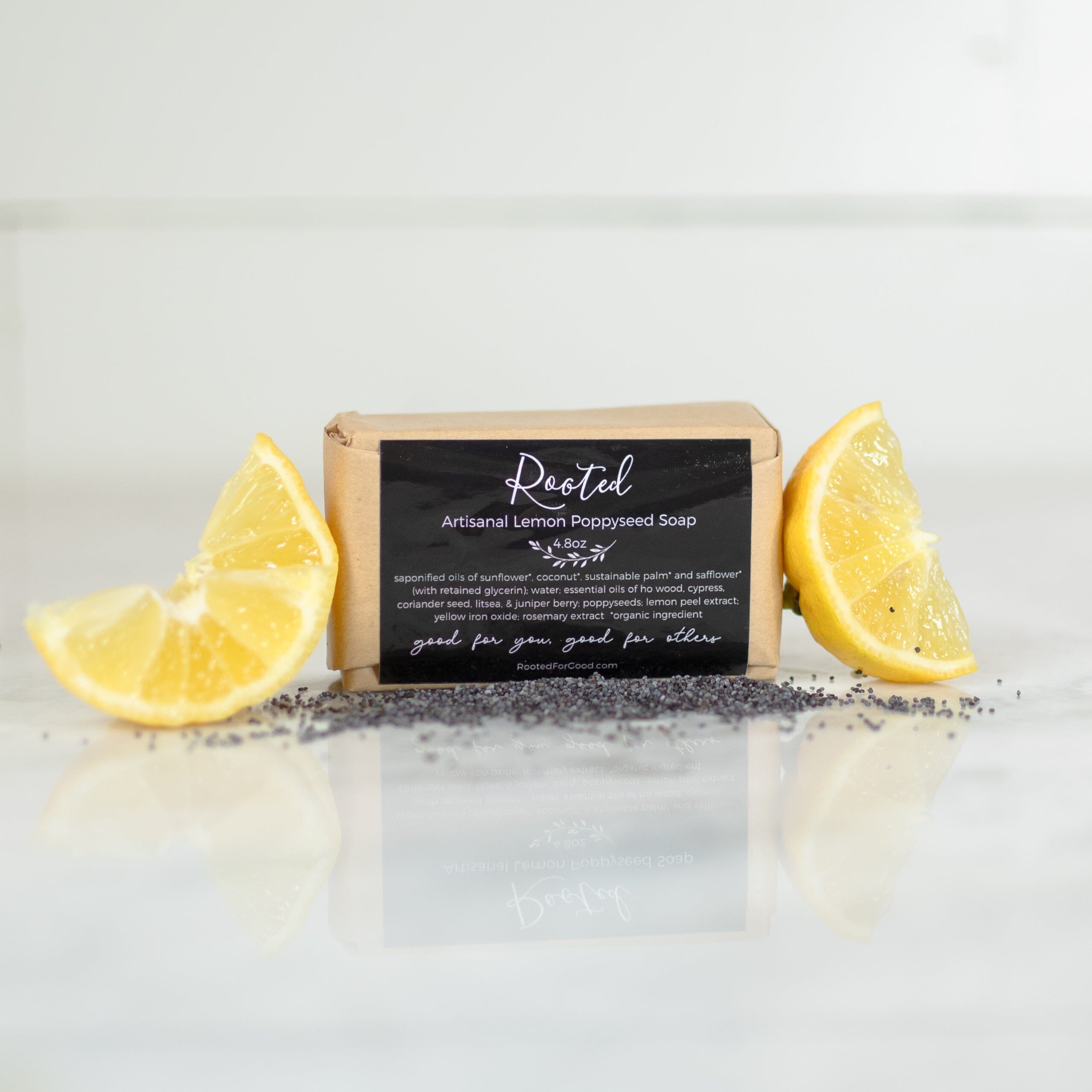 Handcrafted Soap Soap Rooted For Good Lemon Poppyseed