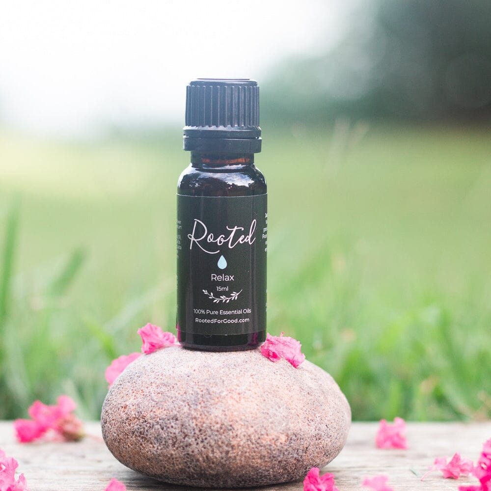 Relax Essential Oil Blend Essential Oils Rooted For Good
