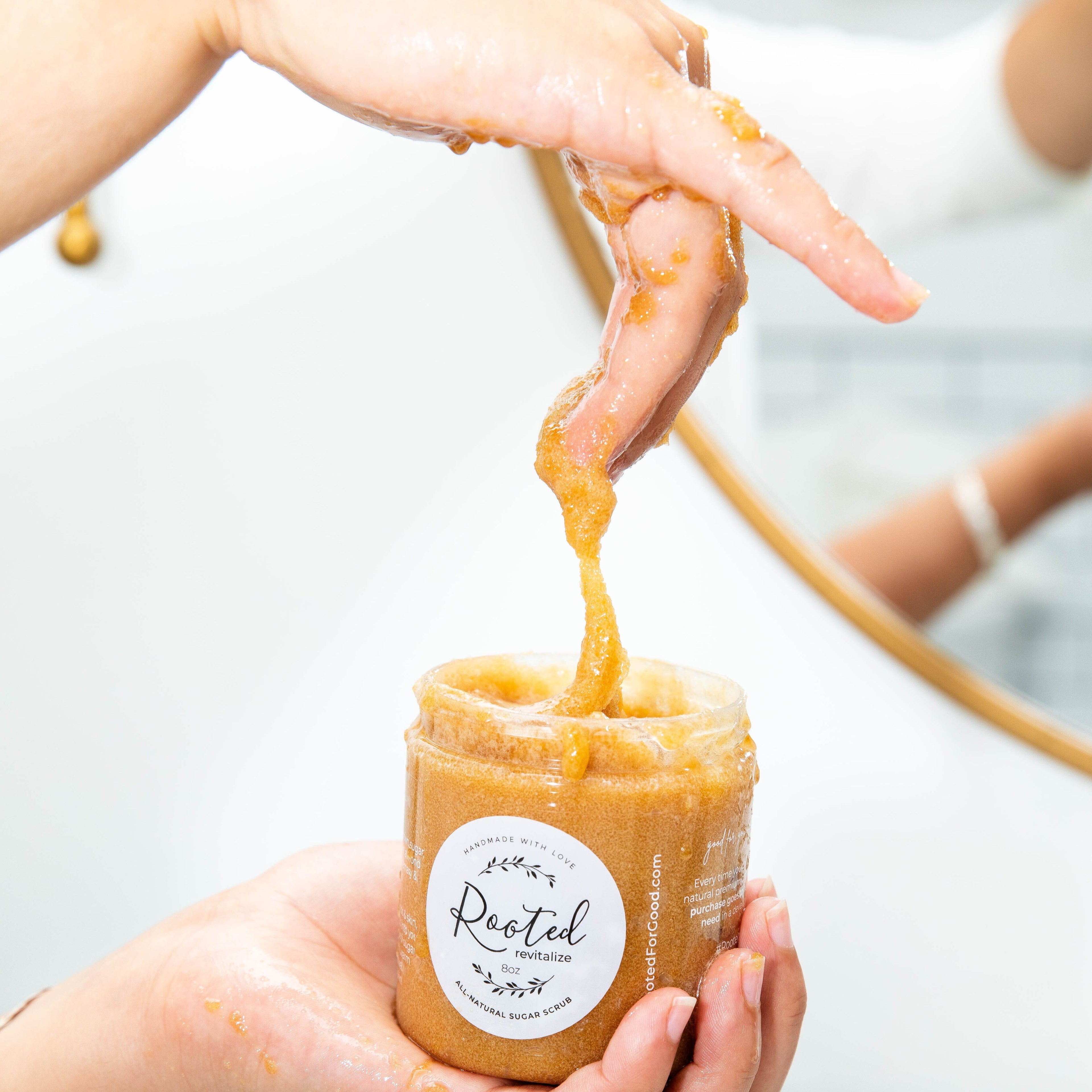 Revitalize Exfoliating Sugar Scrub Face Rooted For Good Skincare