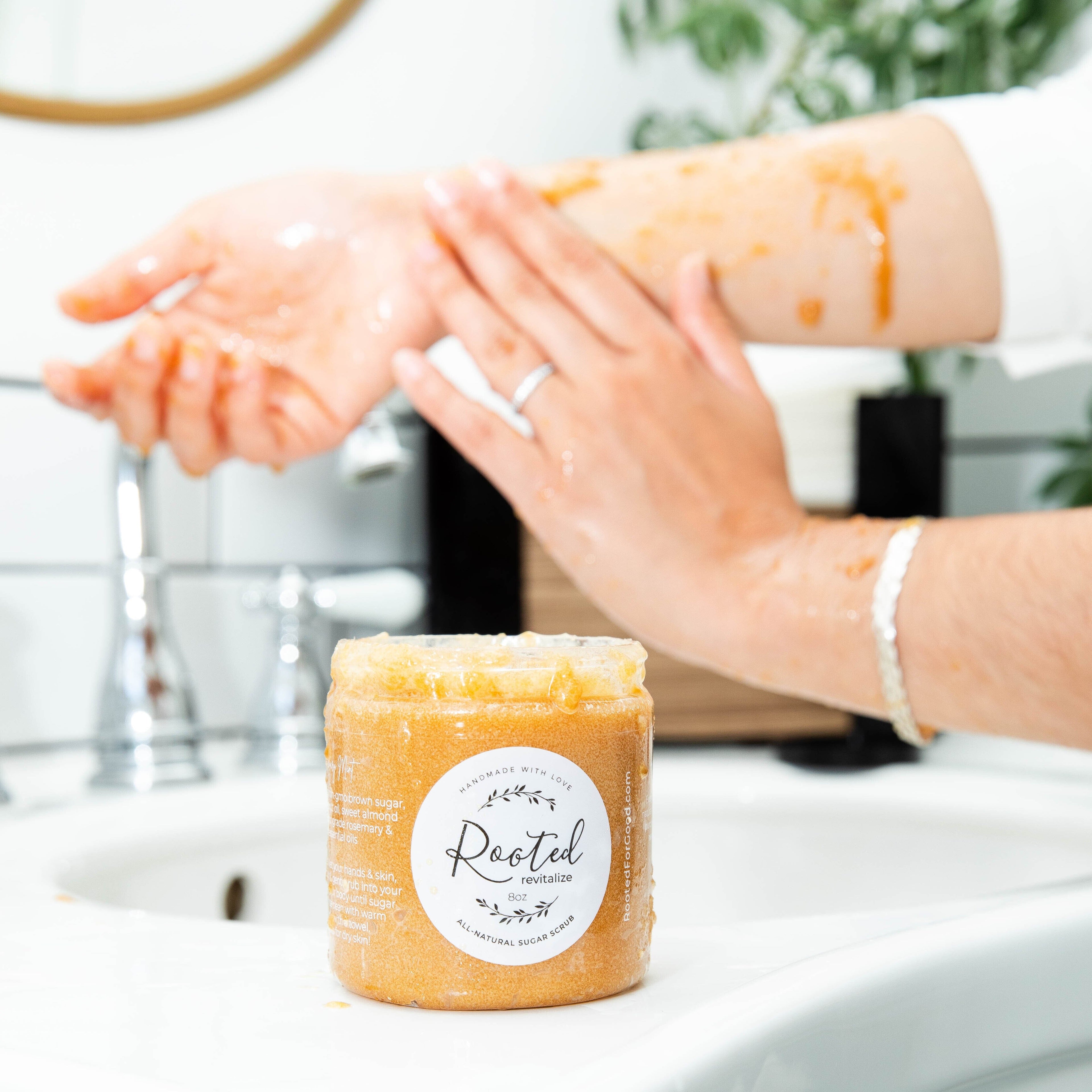 Revitalize Exfoliating Sugar Scrub Face Rooted For Good Skincare