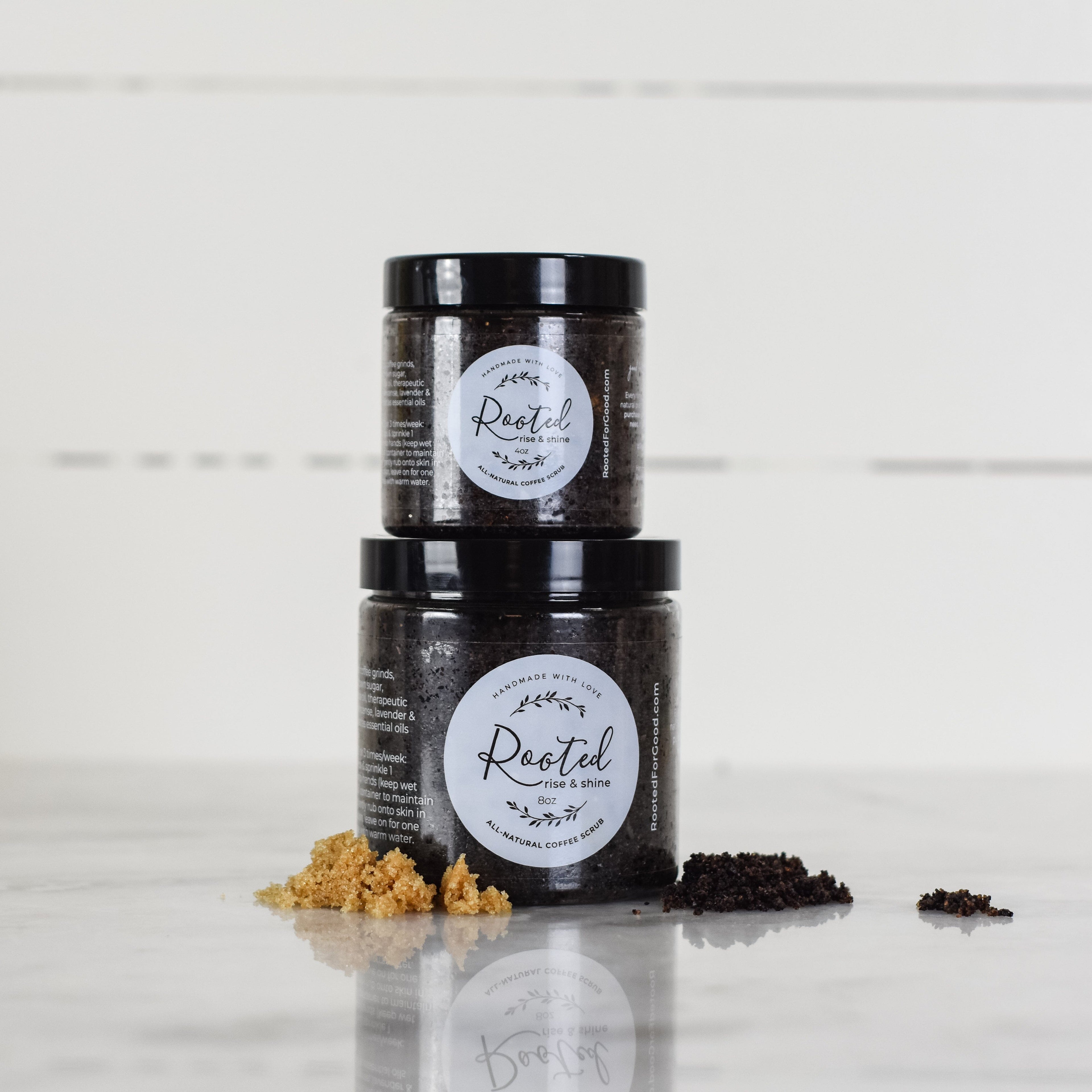 Rise & Shine Face & Lip Coffee Scrub Face Rooted For Good