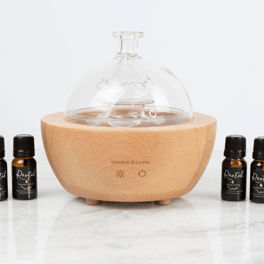 Single Essential Oils Kit + Diffuser - Rooted For Good