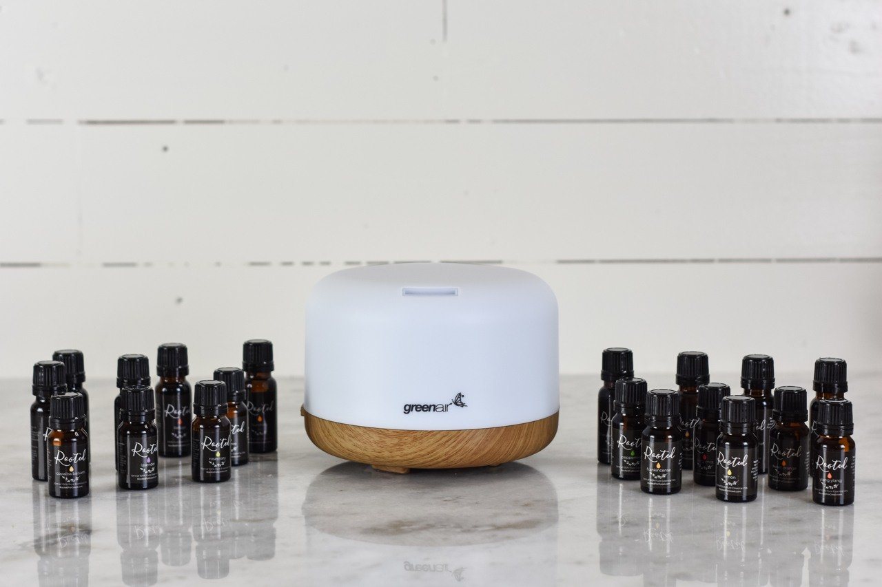 Premium Essential Oil Mega Bundle! Essential Oils Bundle Rooted For Good Skincare Rooted AromaCloud Diffuser