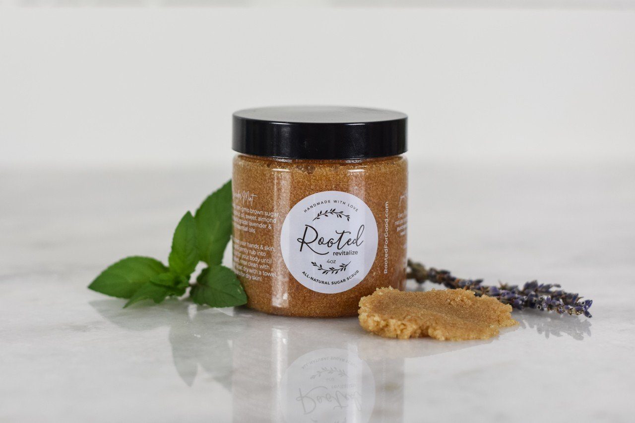 Revitalize Exfoliating Sugar Scrub Face Rooted For Good Skincare