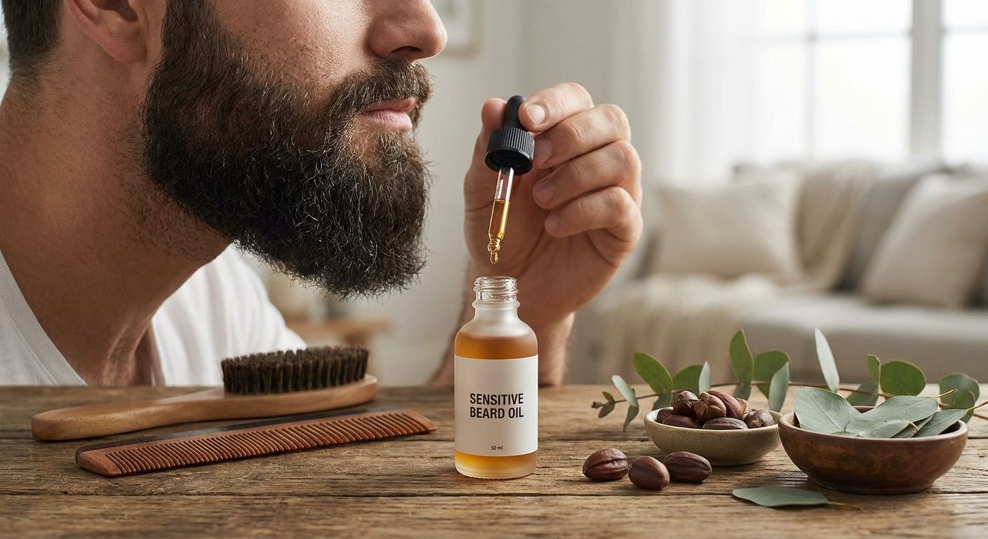 Beard oil for sensitive skin