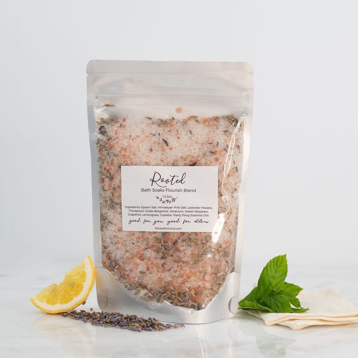 Bath Soaks Bath Rooted For Good Flourish - a joyful floral scent that calms &amp; energizes 