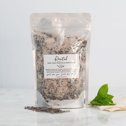 Bath Soaks Bath Rooted For Good Respiratory Relief - a soothing aroma that helps ease congestion &amp; headaches 