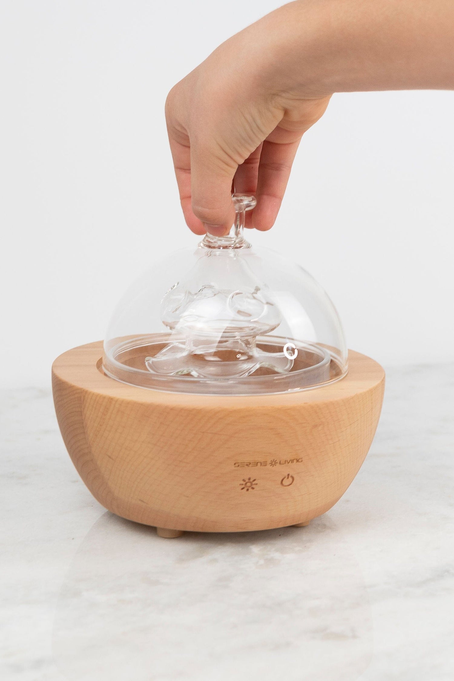 Glass Fountain Diffuser Essential Oils Rooted For Good 
