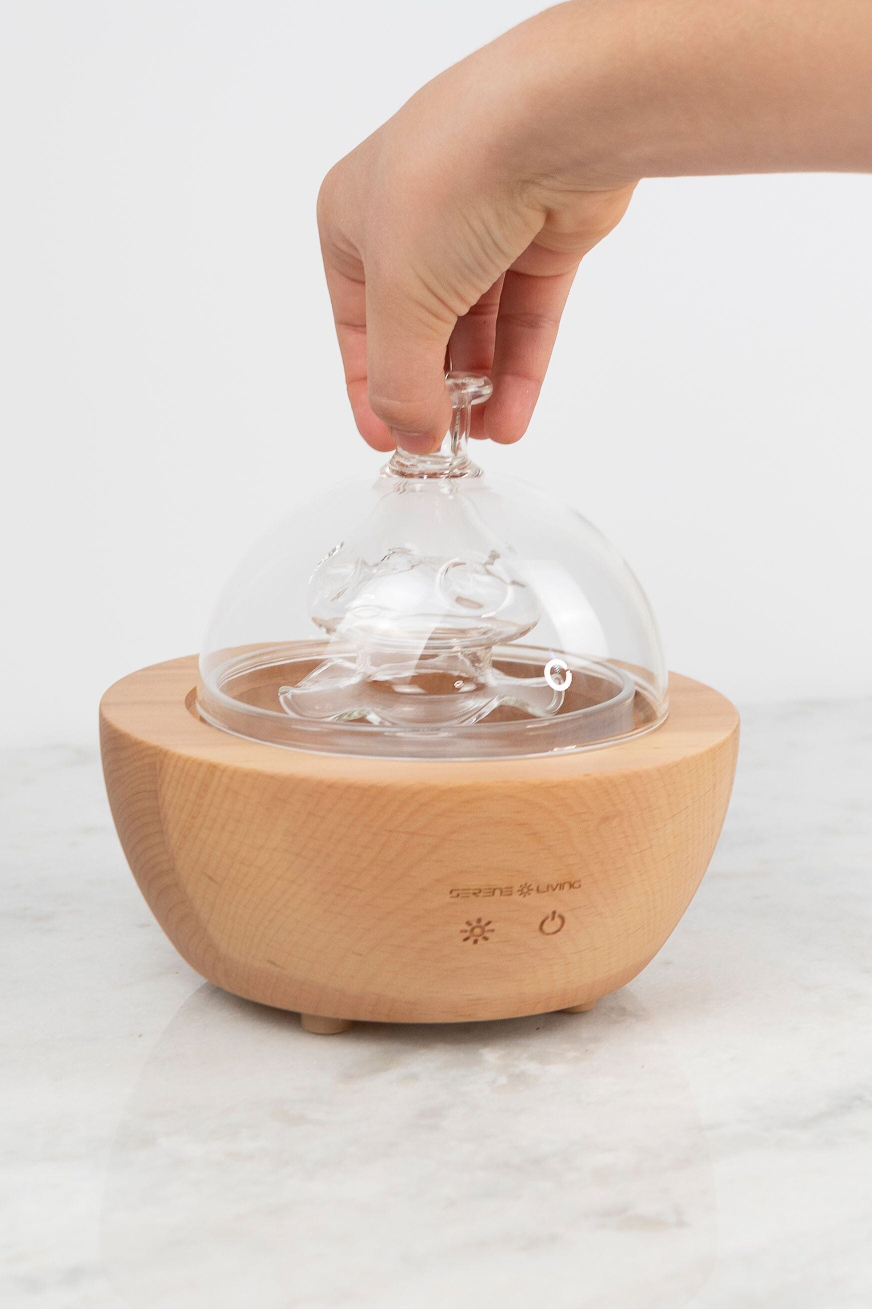 Glass Fountain Diffuser Essential Oils Rooted For Good 