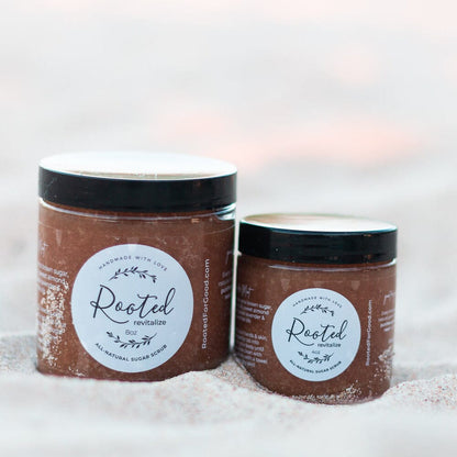 Revitalize Exfoliating Sugar Scrub Face Rooted For Good Skincare 