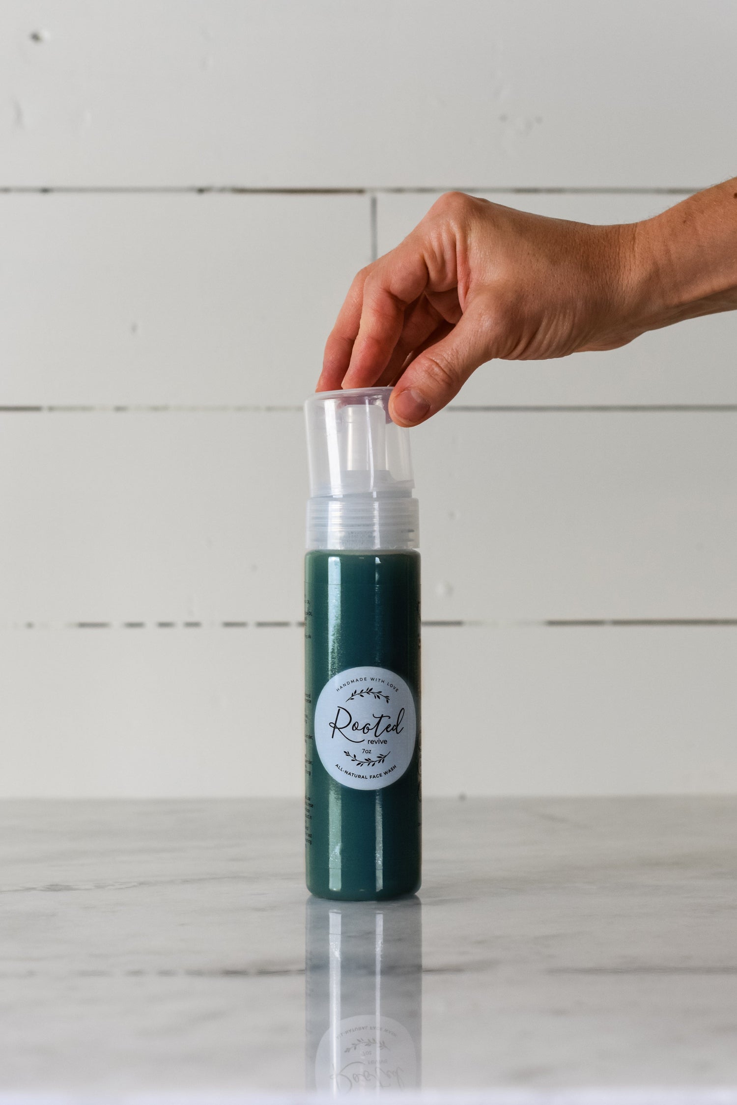 Revive Face Wash Face Rooted For Good Skincare Normal - Balanced neither too oily nor dry. Revive Peppermint + Blue Tansy - Extra Soothing Invigorating &amp; Cooling 