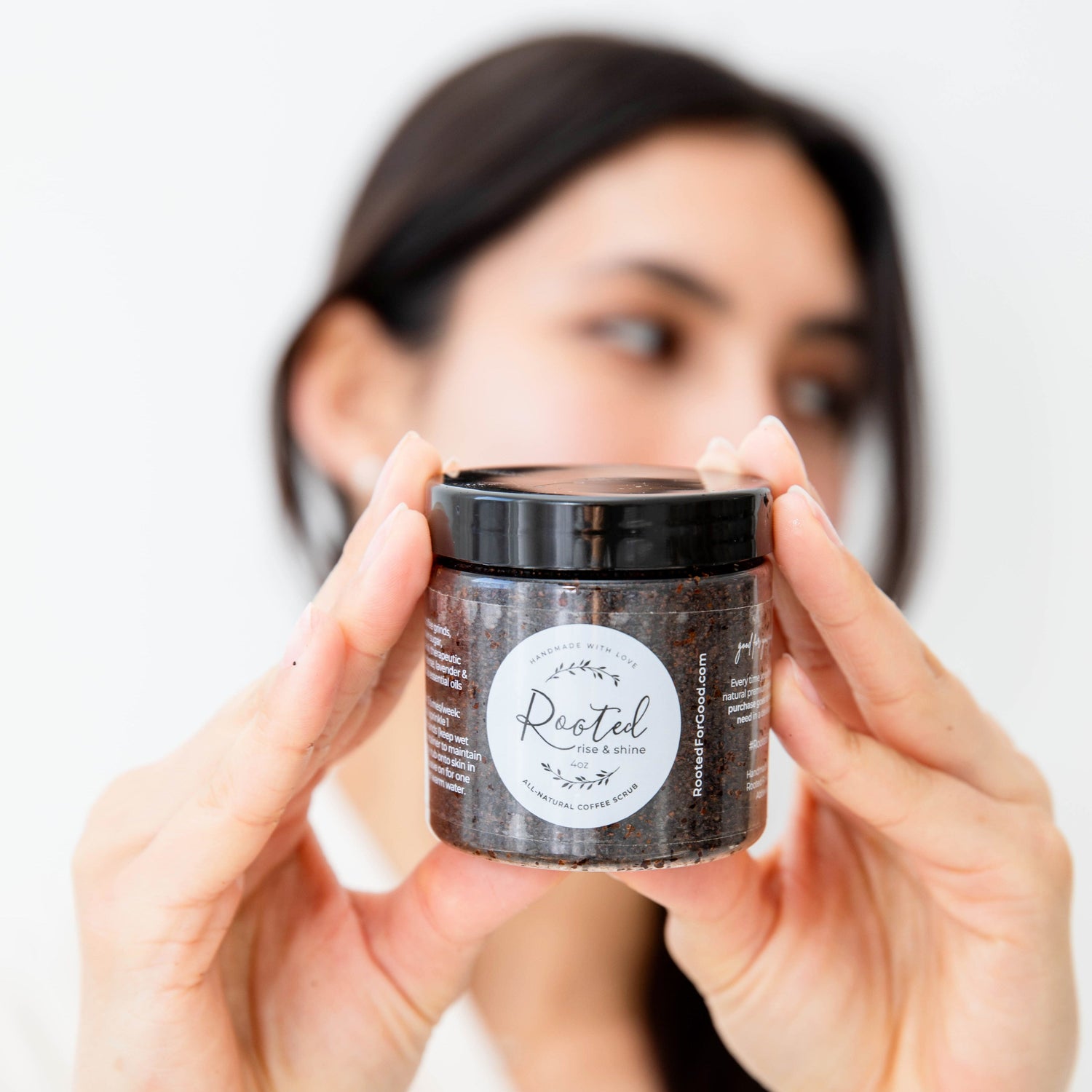 Rise &amp; Shine Face &amp; Lip Coffee Scrub Face Rooted For Good 