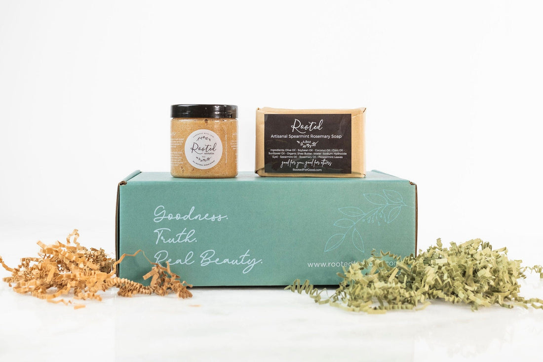 Soap &amp; Scrub Gift Set Gift Set Rooted For Good 