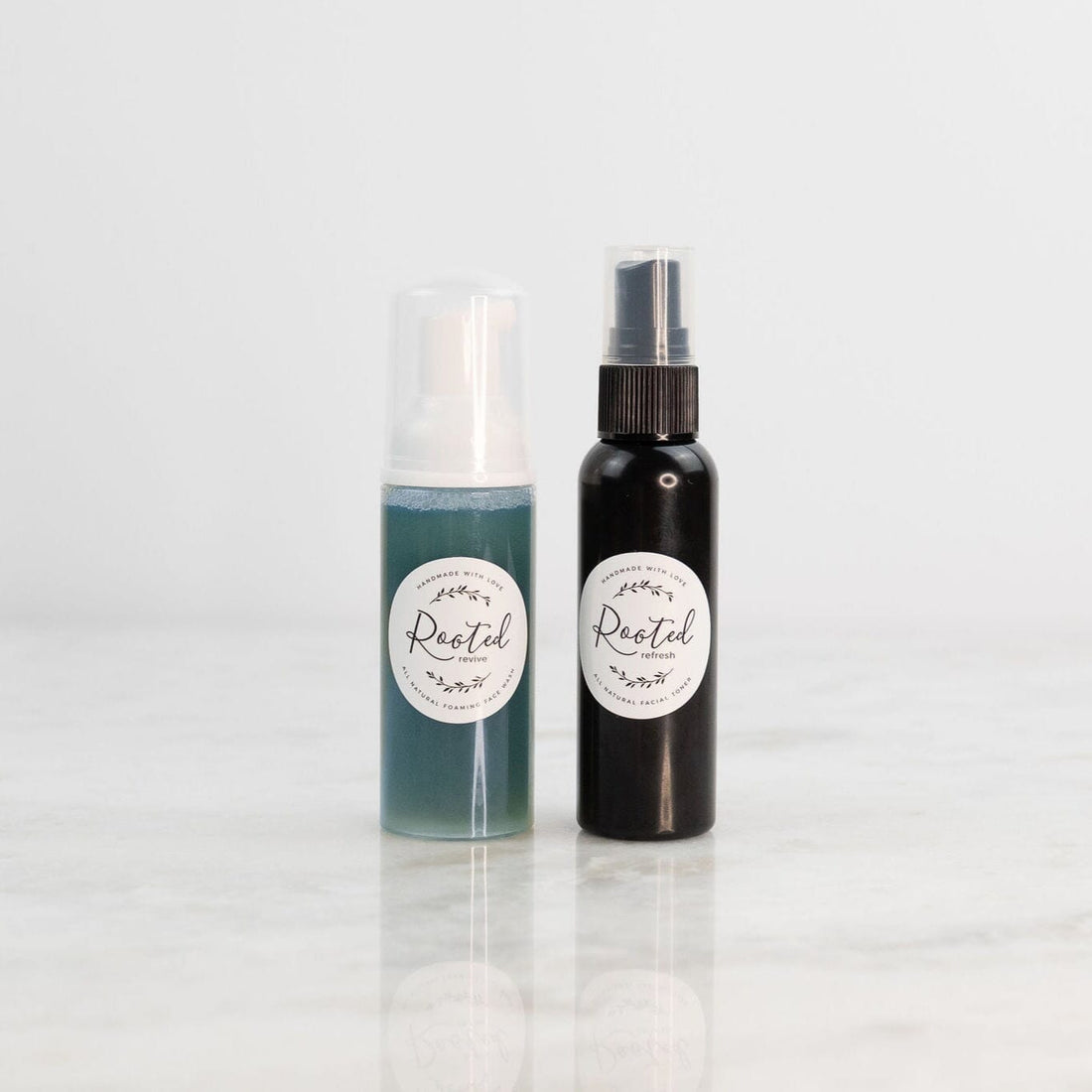 Travel Size Revive &amp; Refresh Face Rooted For Good Blue Tansy Upgrade Peppermint Base Normal Skin