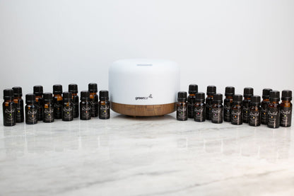 Ultimate Essential Oil Kit + Diffuser 🍃 Essential Oils Bundle Rooted For Good Skincare 