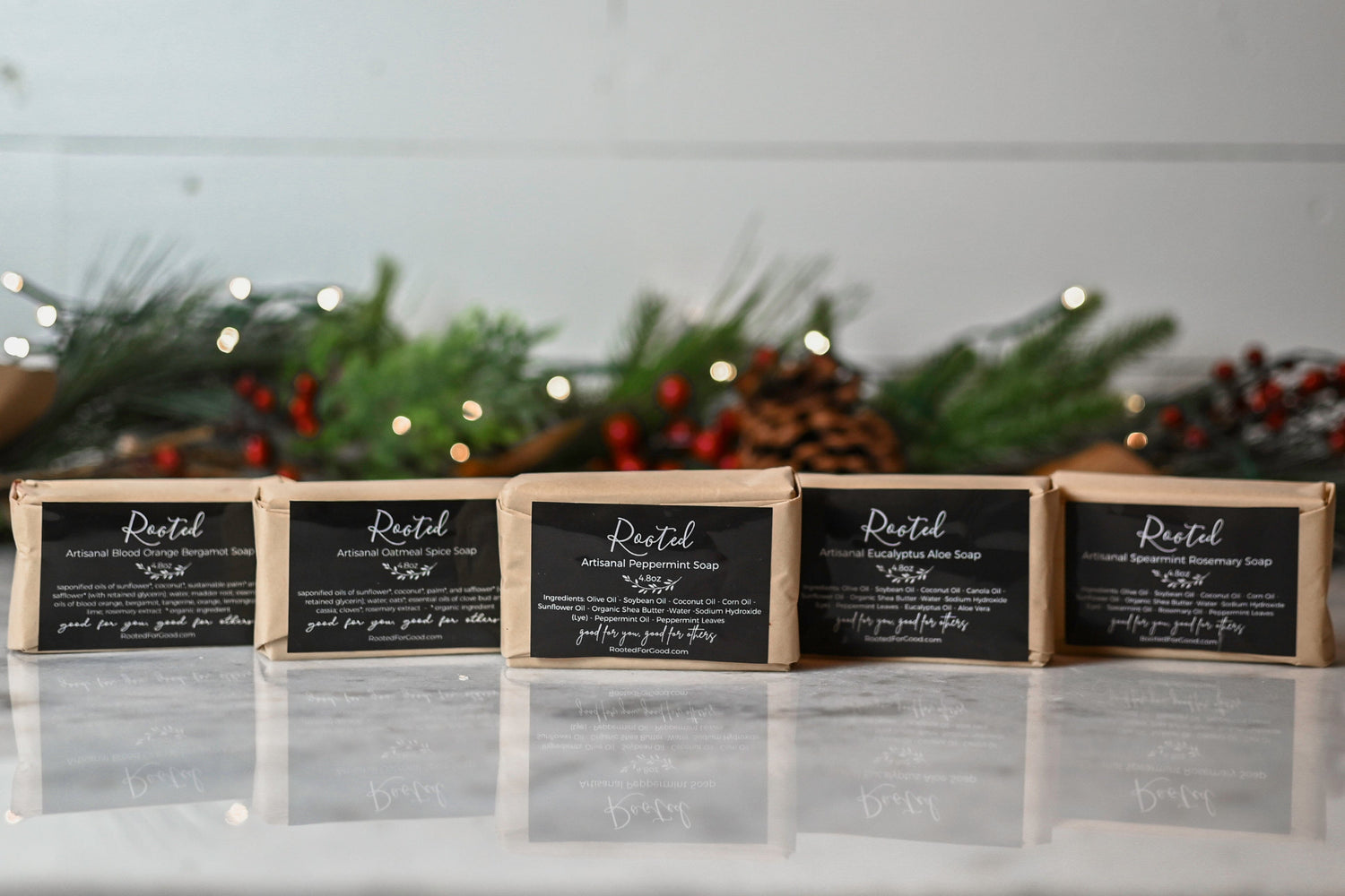 5 Soap Holiday Bundle Rooted For Good 