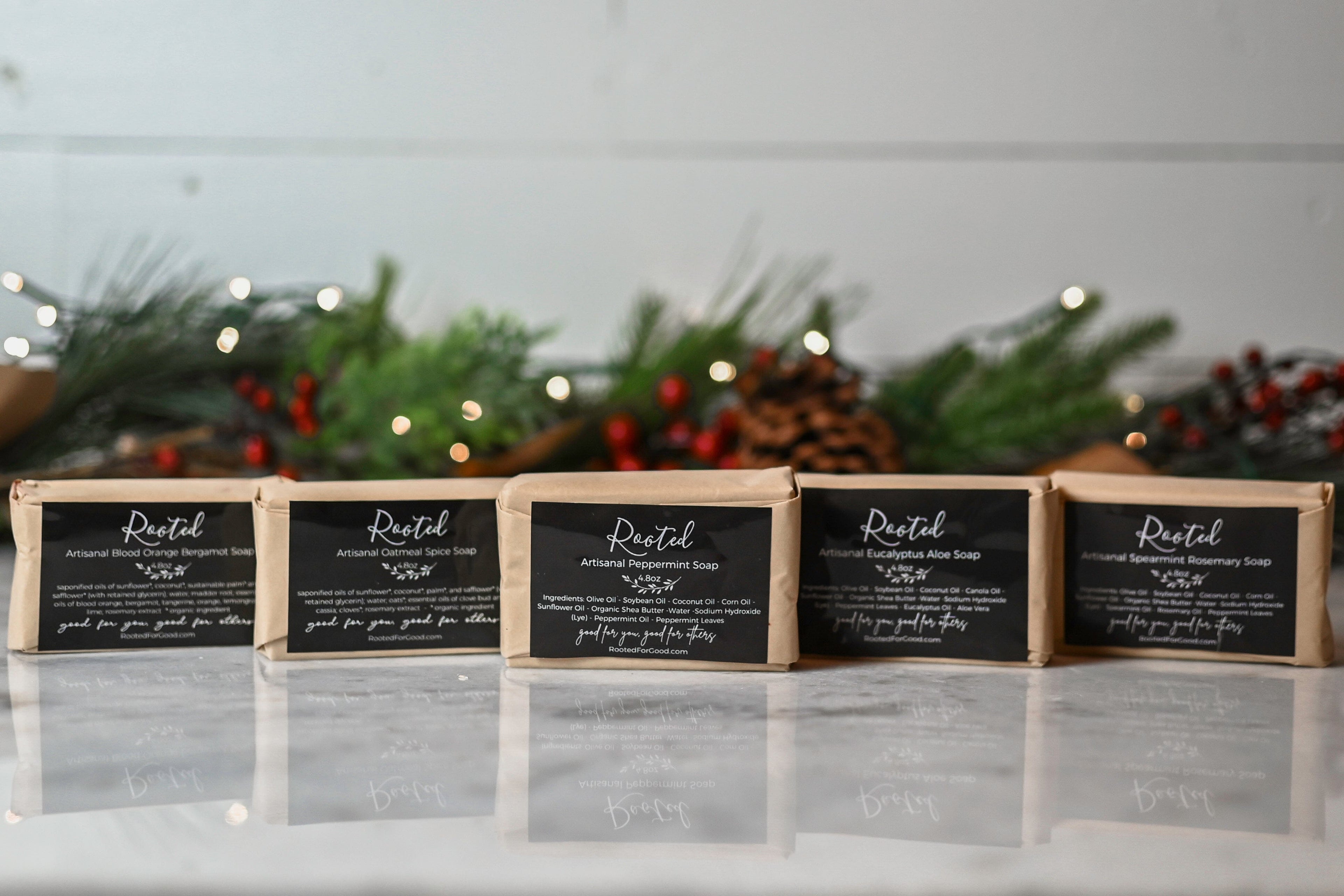 5 Soap Holiday Bundle Rooted For Good 