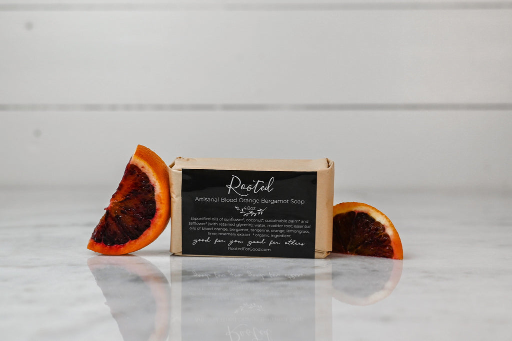 Blood Orange Bergamot Soap Soap Rooted For Good 