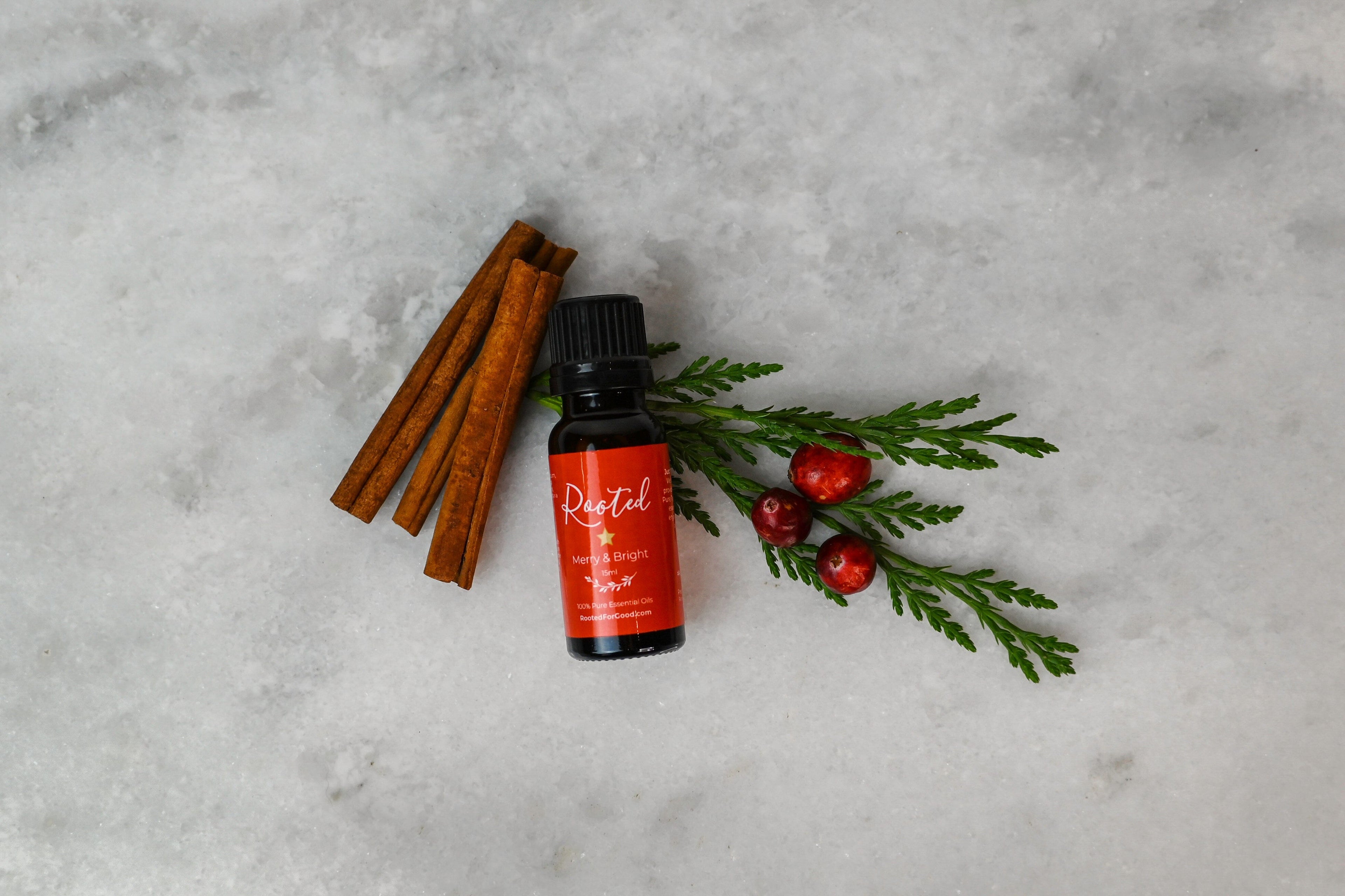Merry &amp; Bright Essential Oil Blend Rooted For Good 